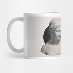 Graphic Greek Statue Design Mug